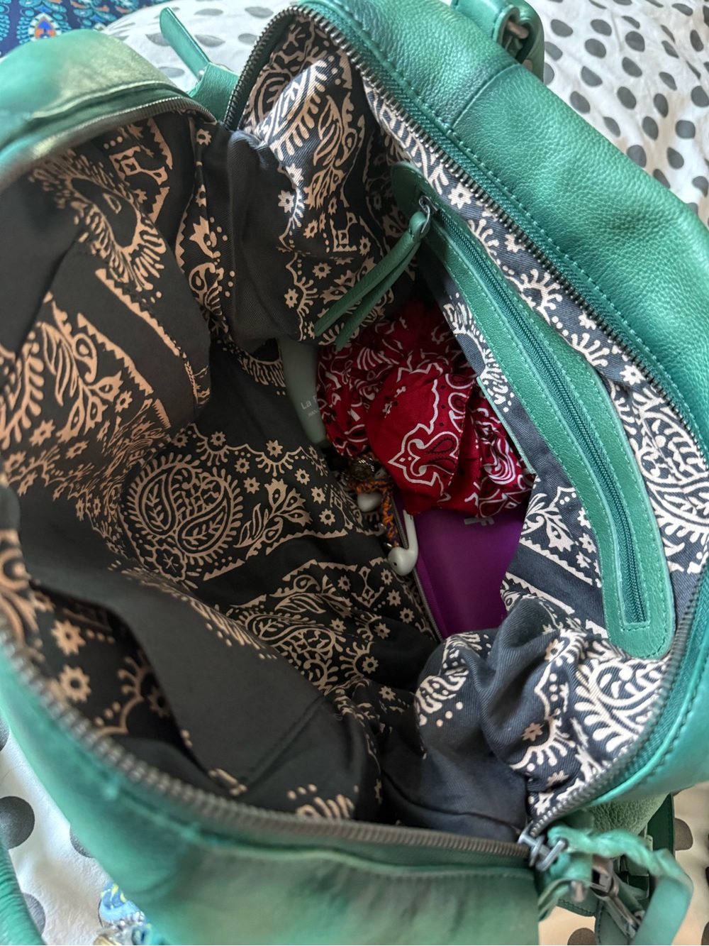 Free people- Emerson tote Greenary - Picture 4 of 5